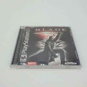Blade Sony PlayStation 1 PS1 Marvel Activision SLUS-01215 NTSC U/C Black Label